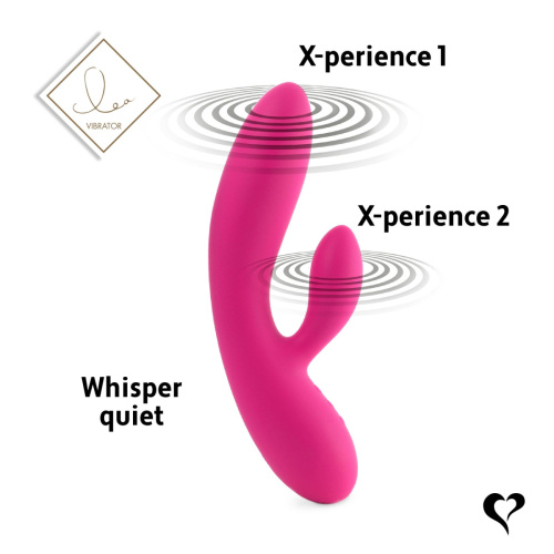 FeelzToys Lea Vibrator - Вибратор-кролик, 20,2 см (розовый)